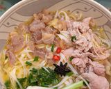 A picture of step 4 of Beef Noodle Soup with Braised Tendon and Brisket.
