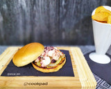 Foto del paso 8 de la receta: Brioche de pulpo a la albahaca con patata y cebolla a lo pobre