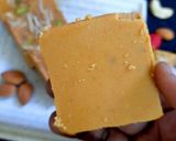 A picture of step 5 of Chickpea flour burfi/ besan burfi.