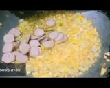 Foto langkah ke 2 dari resep Resep nasi goreng Hawaii paprika, simple Dan gurih!!.