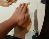 A picture of step 3 of Steamed Pesto Chicken Rolls with Whole Wheat Pasta.