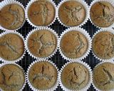 A picture of step 6 of Black Sesame Cupcakes.