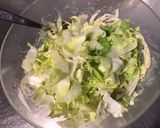 Une image de l'étape 9 de Salade de fenouil aux tomates,concombre et scarole (sauce aux câpres).