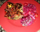 Foto del paso 12 de la receta: Tortilla y ensalada de remolacha