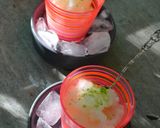 Une image de l'étape 1 de Granité vodka citron vert.