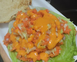 Foto del paso 6 de la receta: Sándwich con muchos vegetales y pollo🥙🥯🧅🍆🍗🥪