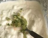 A picture of step 1 of Rawa Dhokla.