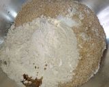 A picture of step 1 of Bran flour roti.