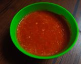 A picture of step 4 of 5 TYPES OF MOMO CHUTNEY / DUMPLING DIPPING SAUCE.