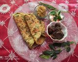 A picture of step 8 of Moringa Palak Thepla.