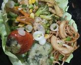 A picture of step 7 of Classic Vegetable Sizzler with Barbeque Sauce.