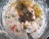 A picture of step 3 of Veg Olive Semolina Savoury Cake.