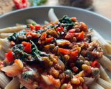 A picture of step 2 of Greens and Lentils Pasta 🌱.