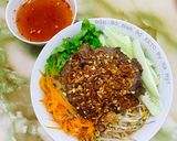 Hình bước làm 7 của món Bún Bò Nam Bộ Keto (bún trộn)