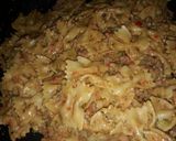 A picture of step 3 of Creamy Beef Pasta.