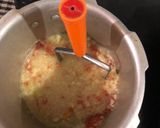 A picture of step 1 of PavBhaji Sandwich waffles.