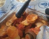 A picture of step 9 of Home-made Kafta mix Lebanese Baked Kafta and Potatoes with Rice.