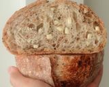 Foto langkah ke 19 dari resep Jinten Hitam Italian Herbs Chilli Cheese Sourdough Bread (Oven Tangkring).