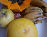 A picture of step 1 of Simple Fruit chaat.