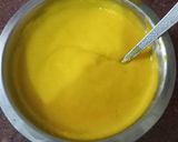 A picture of step 2 of Fruit cream🥭mango🥭 flavour.
