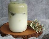 Foto langkah ke 3 dari resep Matcha Dalgona Latte.