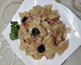 A picture of step 14 of Creamy homemade Bow tie pasta 😋.