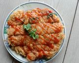 Gambar langkah 5 resipi Murtabak Maggi.