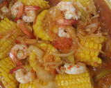 Foto langkah ke 4 dari resep Udang Jagung Saos padang Sederhana & Enak.