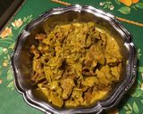 Une image de l'étape 12 de Sot l’y laisse aux girolles,oignon de roscoff et crème de curcuma.