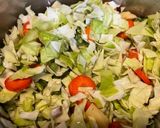 A picture of step 1 of Cheese Pav Bhaji.