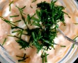 A picture of step 4 of My Salmon & Cottage Cheese & Chives Salad.