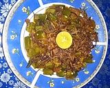 A picture of step 10 of Chatpati Bhindi.