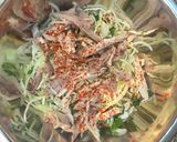 A picture of step 10 of Vietnamese Spicy Chicken Salad with Ginger Dressing and Congee.