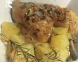 Foto del paso 2 de la receta: Pollo en ajada con tomillo y romero fresco