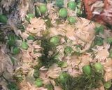 صورة لخطوة 2 من وصفة رز بسمتي بالبازلاء والشبت مع الخضار.