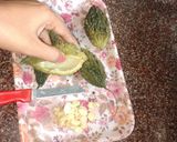 A picture of step 1 of Stuffed Bitter Gourd.