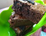Foto langkah ke 8 dari resep Shiny Fudgy Brownies.