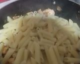 A picture of step 4 of Baked Chicken cheese pasta.