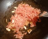 A picture of step 2 of Carrot Sabudana.