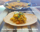 Foto del paso 6 de la receta: Arroz seco con verduras chana Masala (Receta Vegana)