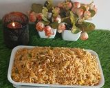 A picture of step 7 of Malaysian chicken fried rice.