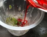 A picture of step 2 of Roohafza Mojito.