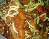 Foto langkah ke 9 dari resep Tumis kulit melinjo + toge.