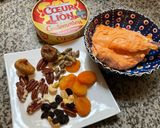 Une image de l'étape 1 de 🎉CAMENBERT 🧀AUX FRUITS DU MENDIANT 🌰APÉRO FESTIF 🎁.