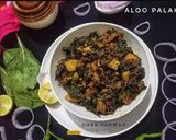 A picture of step 6 of Aloo Palak Sabji (Punjabi Style).