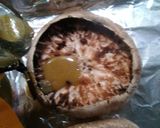 A picture of step 8 of Stuffed Portobello Mushrooms With oven roasted tomatoes.