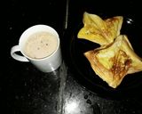 A picture of step 6 of Toast bread and tea.