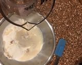 A picture of step 5 of Bananas Foster mug cake.