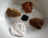 A picture of step 2 of Kala chana chaat.