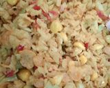 A picture of step 5 of Cheese cornflakes veggie poha.